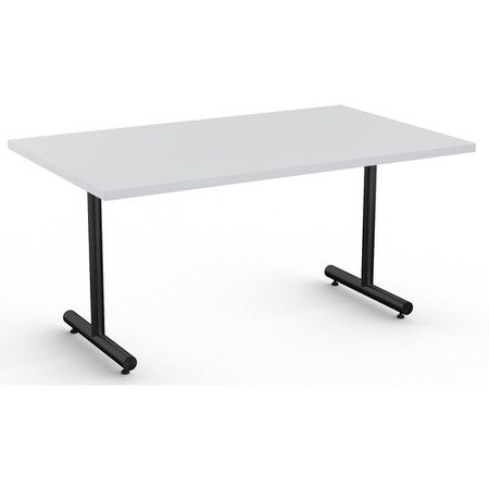 Special-T Table, Black Base, 30inWx60inLx29inH, Light Gray SCTKING3060BLG
